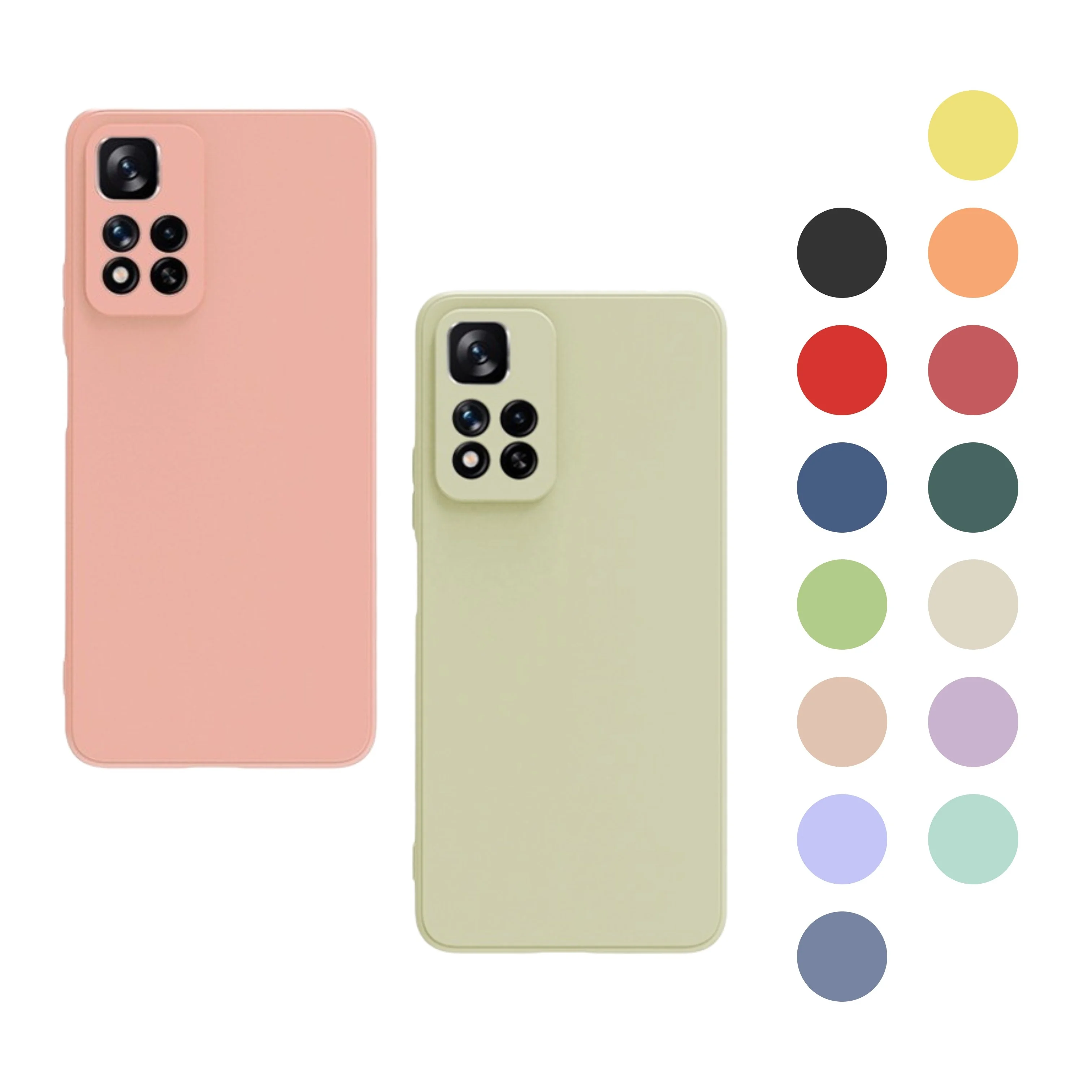 Silicone phone case for Xiaomi Note 11 Redmi mi 10 pro POCO M3 mobile phone Bag protective soft liquid silicone case for xiaomi, 14 colors
Silicone phone case for Xiaomi Note 11 Redmi mi 10 pro POCO M3 mobile phone Bag protective soft liquid silicone case for xiaomi, 14 colors