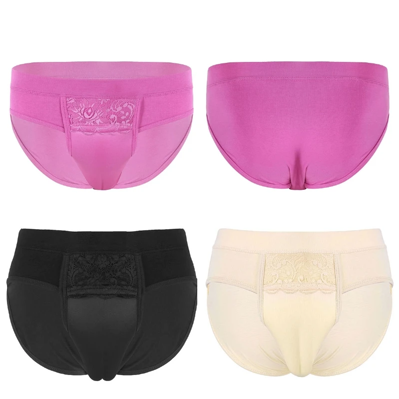 iEFiEL Mens Floral Lace Sexy Briefs Psd Underwear Hiding Gaff Shaping Panties Soft Cotton Underwear
iEFiEL Mens Floral Lace Sexy Briefs Psd Underwear Hiding Gaff Shaping Panties Soft Cotton Underwear