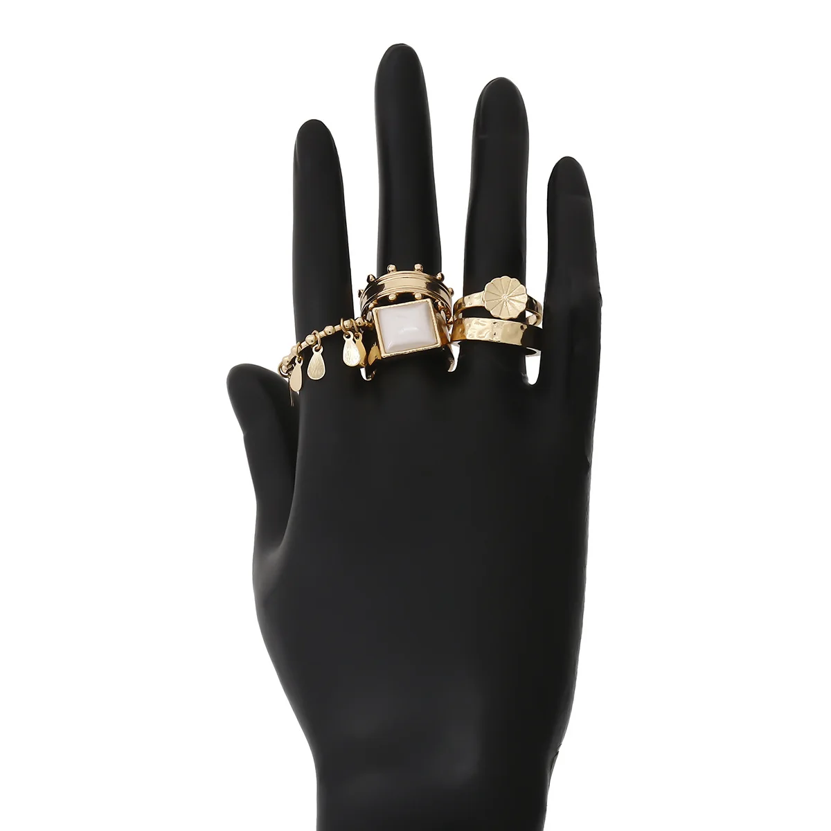 rings sets for all fingers Simple and fashionable gold hollow carved diamond ring joint ring
rings sets for all fingers Simple and fashionable gold hollow carved diamond ring joint ring