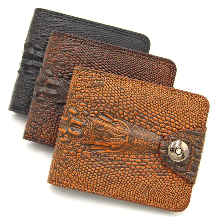 Custom New fashion leather men wallets short alligator design england style purse luxury credit card wallet man, 3 colors
Custom New fashion leather men wallets short alligator design england style purse luxury credit card wallet man, 3 colors