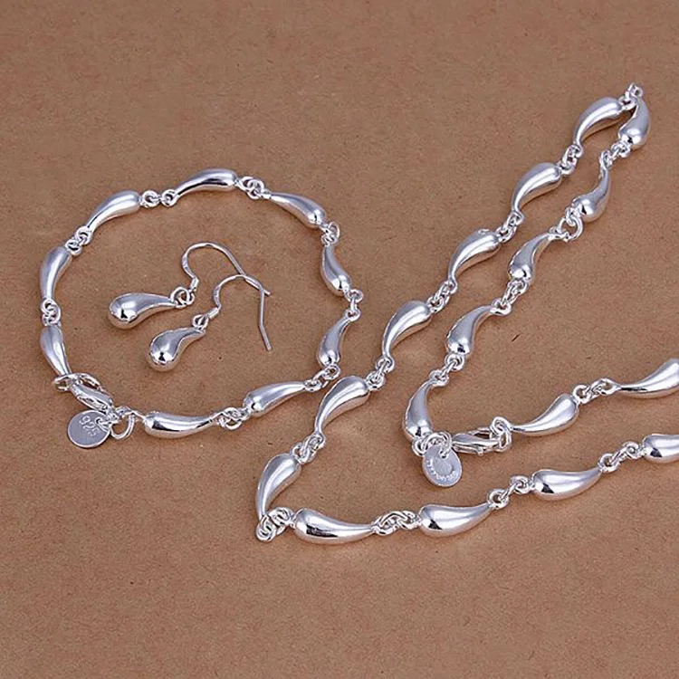 GX Fashion women jewelry set metal silver plated necklace bracelet earring 3 three piece mujere jewellery joyas gioielli set
GX Fashion women jewelry set metal silver plated necklace bracelet earring 3 three piece mujere jewellery joyas gioielli set