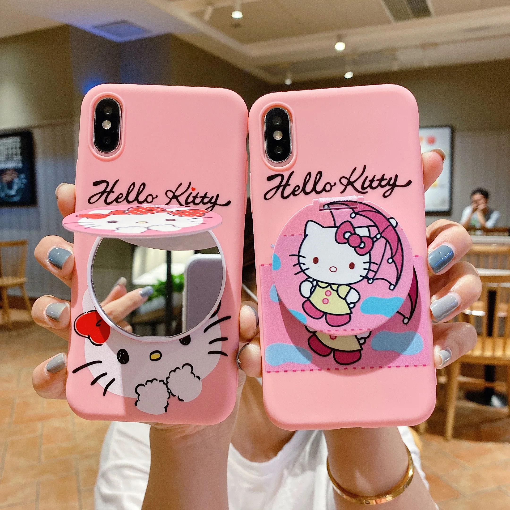 For iPhone X Xs 6 7 8 Plus 11 Pro Max Cute 3D Hello Kitty Cat Kickstand Phone Case With Mirror
For iPhone X Xs 6 7 8 Plus 11 Pro Max Cute 3D Hello Kitty Cat Kickstand Phone Case With Mirror