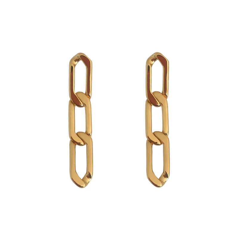 Womens Fashion Brass Gold Silver Cuban Link Chain Earrings Celebrity Jewelry, Gold plated, white gold plated
Womens Fashion Brass Gold Silver Cuban Link Chain Earrings Celebrity Jewelry, Gold plated, white gold plated