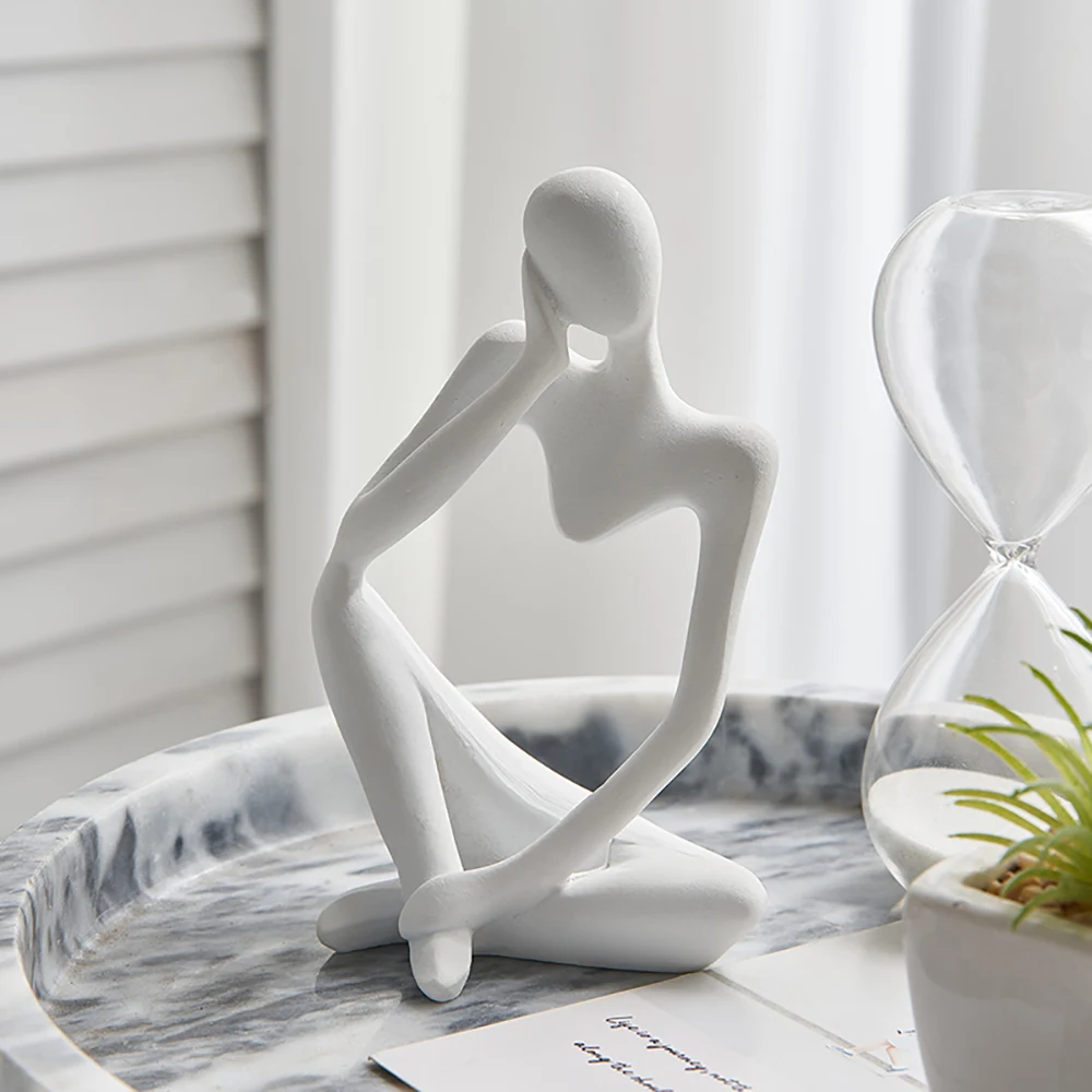 Modern abstract statue sculpture resin art thinker nordic home decor dekoration home accessories
Modern abstract statue sculpture resin art thinker nordic home decor dekoration home accessories
