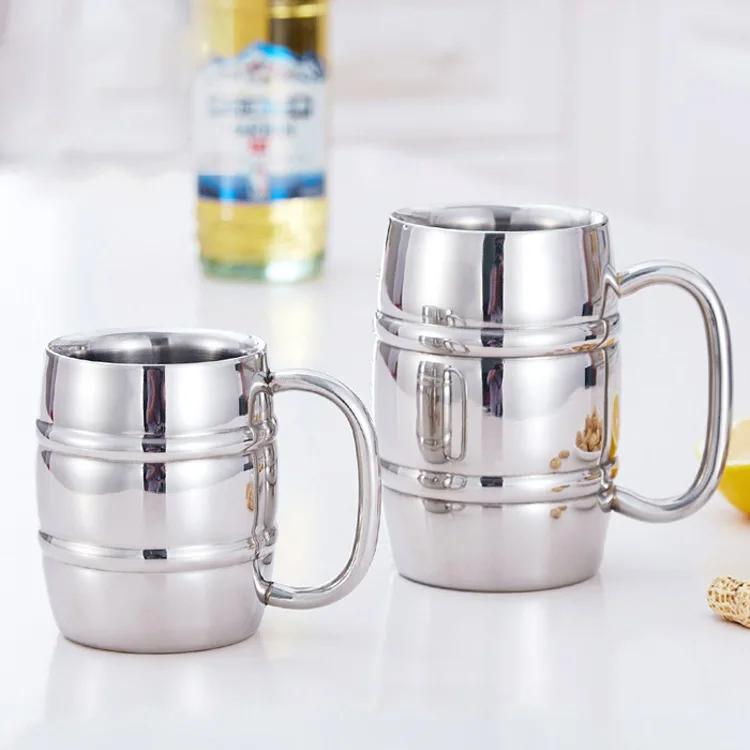 Customized double wall stainless steel beer mug with handle coffee cup Beer Mug With lid, Available colors or custom colors
Customized double wall stainless steel beer mug with handle coffee cup Beer Mug With lid, Available colors or custom colors