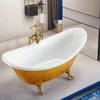 Cheap decoration classic acrylic clawfoot freestanding italian clean bathtubs