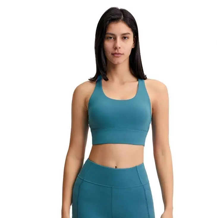 Women Soft Compression Full Supportive Yoga Sports Bra with Removable Cups, As photos or make customized color
Women Soft Compression Full Supportive Yoga Sports Bra with Removable Cups, As photos or make customized color