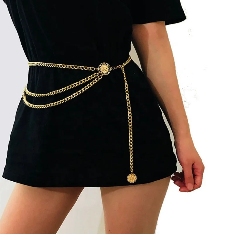ADELANTE Hot Sale Alloy Gold and Silver Body Jewelry Belt Chain Waist Chain Body Chain for Women, Gold/silver
ADELANTE Hot Sale Alloy Gold and Silver Body Jewelry Belt Chain Waist Chain Body Chain for Women, Gold/silver