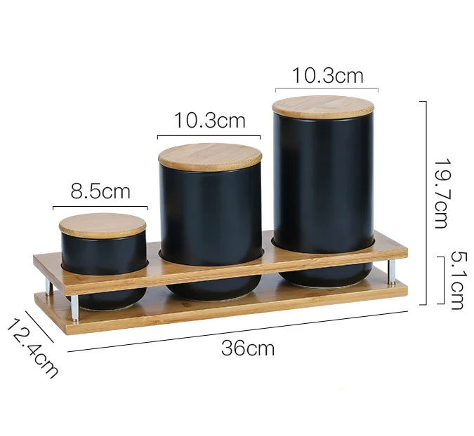 Factory Supply Coffee Tea sugar ceramic storage canister sets for kitchen With Bamboo Lid, Custom colors
Factory Supply Coffee Tea sugar ceramic storage canister sets for kitchen With Bamboo Lid, Custom colors