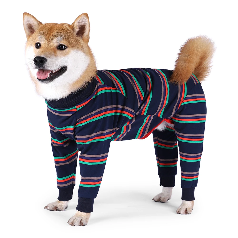 Medium and large dogs autumn and winter custom design economic leisure home clothes cotton pet clothing dog pajamas
Medium and large dogs autumn and winter custom design economic leisure home clothes cotton pet clothing dog pajamas