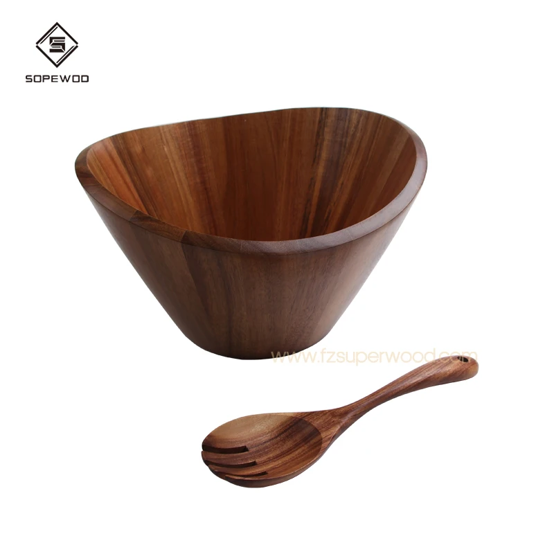Hottest selling custom large kitchen acacia wooden wavy salad bowl, Acacia wood
Hottest selling custom large kitchen acacia wooden wavy salad bowl, Acacia wood