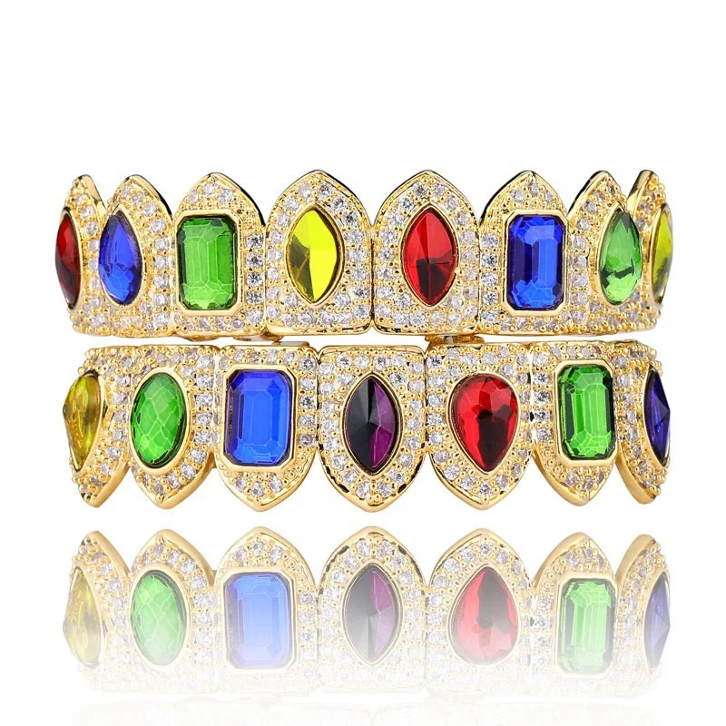 Mister Jewelry custom teeth grillz with diamond, gemstone grillz wholesale, Yellow gold /white rhodium
Mister Jewelry custom teeth grillz with diamond, gemstone grillz wholesale, Yellow gold /white rhodium
