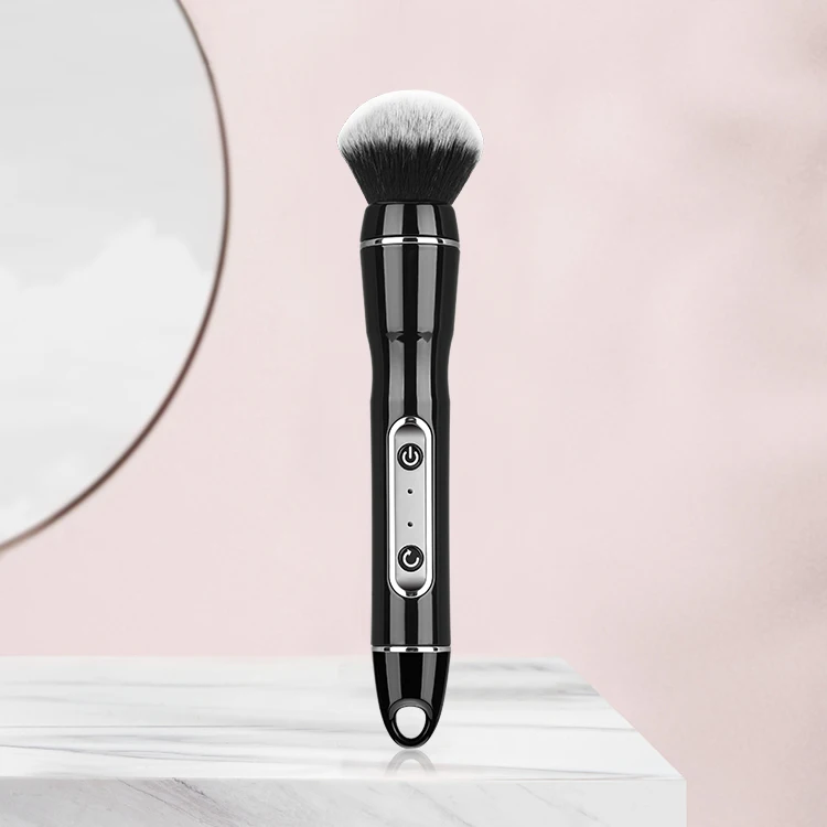 Wholesale Rechargeable Black Round Detachable Electric 360-Degree Rotating Cosmetic powder foundation blusher Makeup Brush
Wholesale Rechargeable Black Round Detachable Electric 360-Degree Rotating Cosmetic powder foundation blusher Makeup Brush