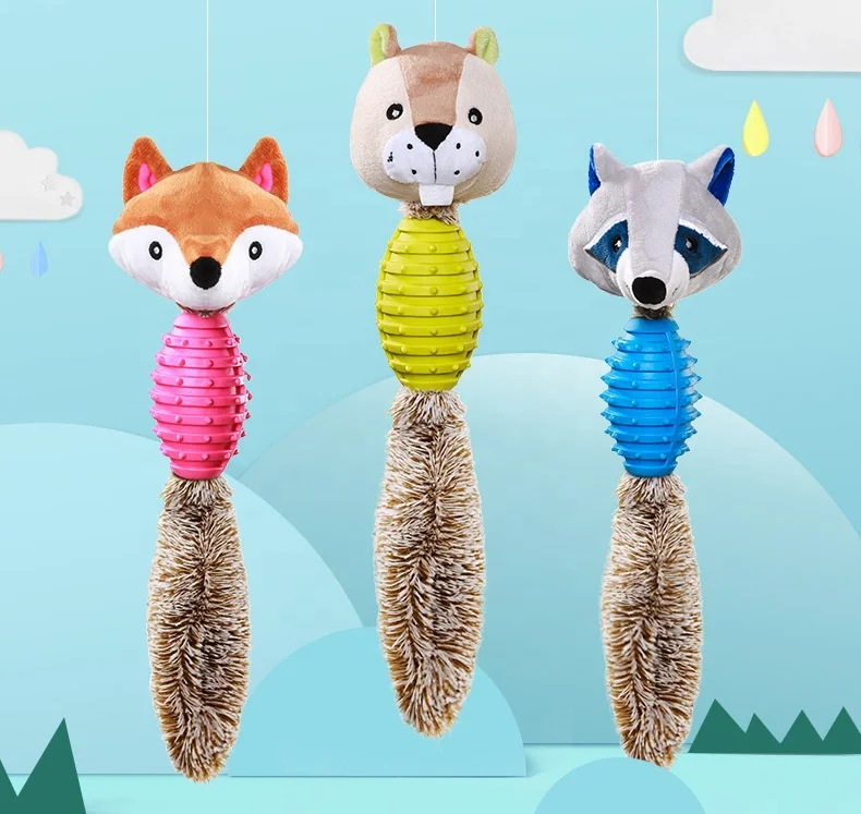 Animal shaped TPR Dog chew Toy Custom Sound Squeaky Toys for Dogs Indestructible Stuffed Plush Pet Dog Toys, As picture
Animal shaped TPR Dog chew Toy Custom Sound Squeaky Toys for Dogs Indestructible Stuffed Plush Pet Dog Toys, As picture
