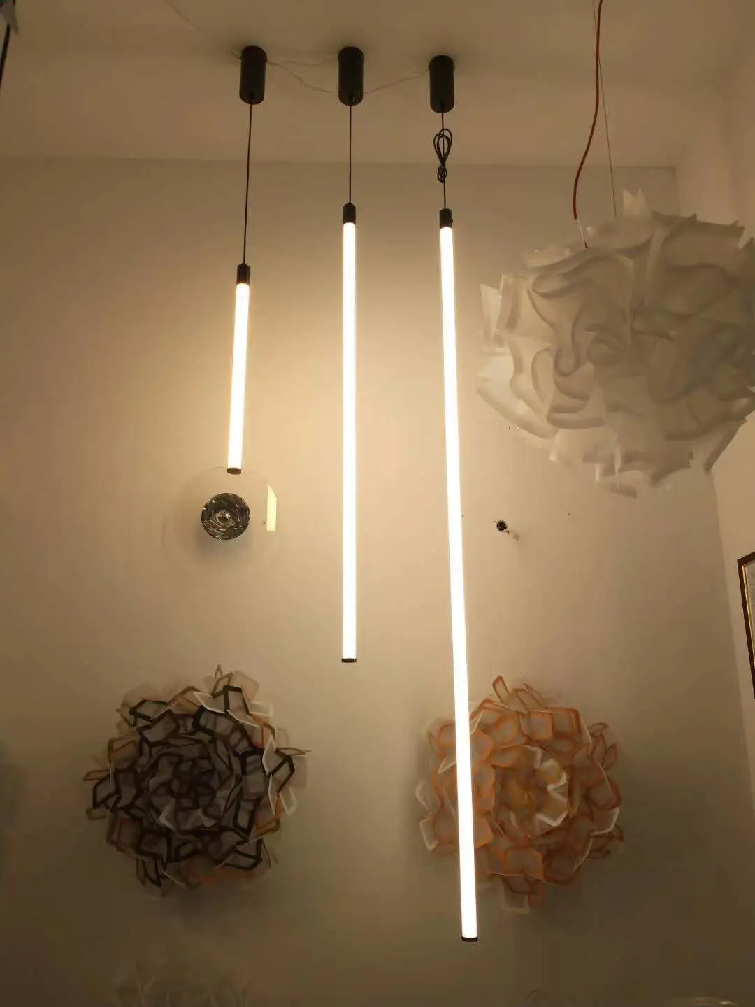 Factory price 360 degree luminous slim acrylicstraight LED linear tube for living room bedroom table light