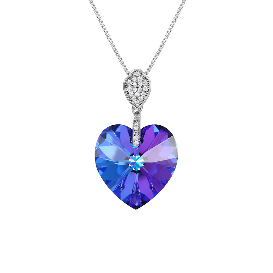 46611 fashion best brand jewelry factory Crystals , crystal heart pendant necklace, Rose light blue apple green
46611 fashion best brand jewelry factory Crystals , crystal heart pendant necklace, Rose light blue apple green
