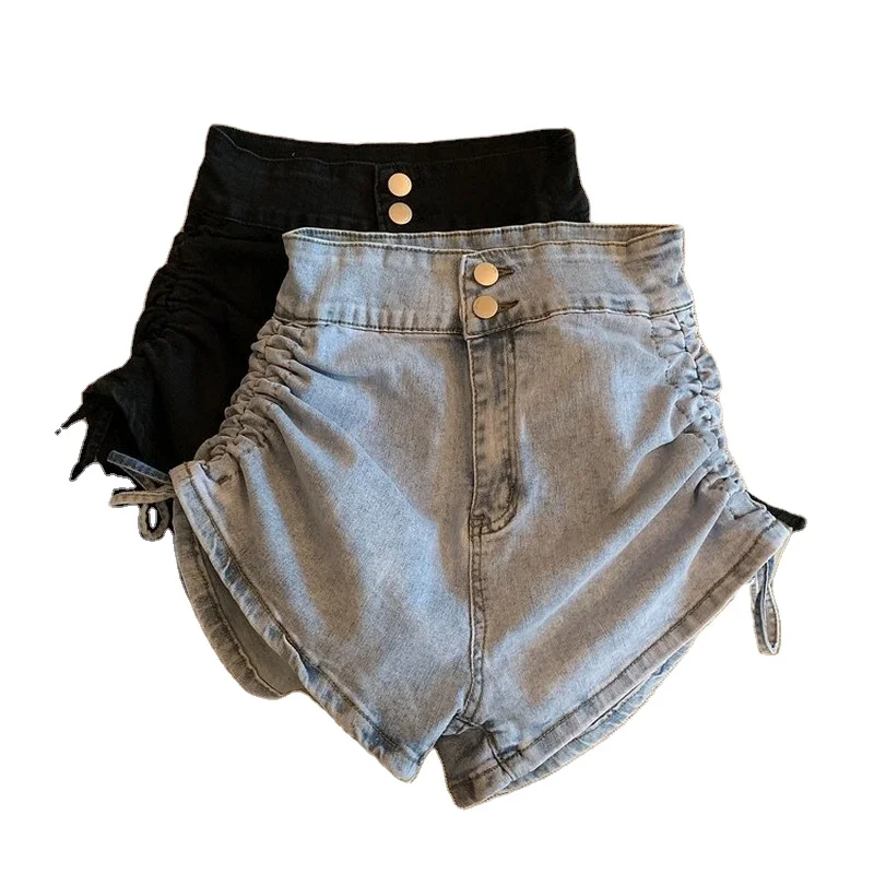 2021 Fashion Brand Women's Clothing Denim Shorts Summer New Korean Version Drawstring High Waist Thin Section Jeans Women Trend
2021 Fashion Brand Women's Clothing Denim Shorts Summer New Korean Version Drawstring High Waist Thin Section Jeans Women Trend