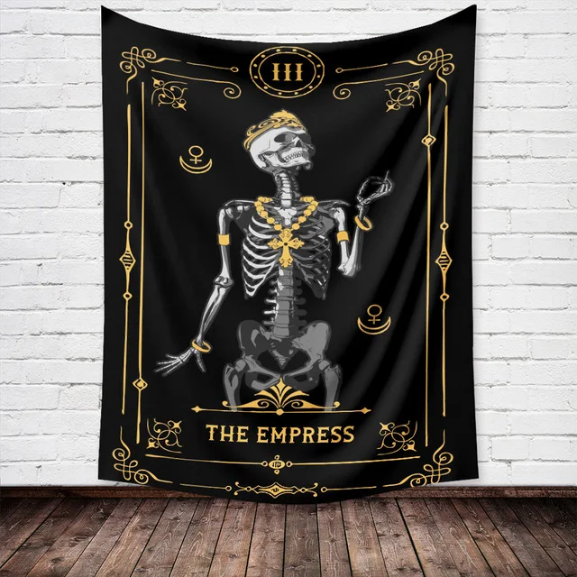 Amazon Hot Selling New Skeleton Tarot Tapestry Home Wall Decor Background Cloth Customize Tapestry, Colorful
Amazon Hot Selling New Skeleton Tarot Tapestry Home Wall Decor Background Cloth Customize Tapestry, Colorful