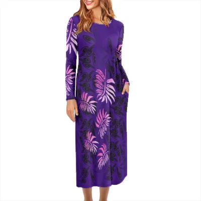 Polynesian Samoan Tribal Design Custom Casual Women Dress New Fashion Oversized Party Dress For Girls White Long Elegant Dress, Customized color
Polynesian Samoan Tribal Design Custom Casual Women Dress New Fashion Oversized Party Dress For Girls White Long Elegant Dress, Customized color