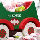 Holiday Gifts 2019 Hot Sale Design Christmas Candy Car Wooden Holiday Christmas Children Gifts Decoration