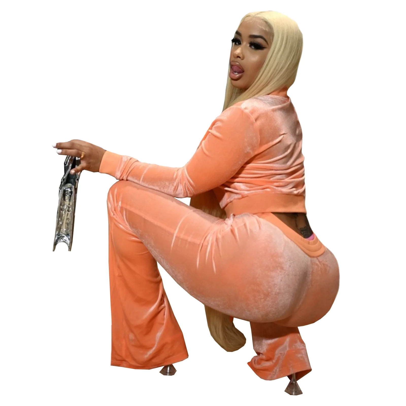 2021 fall hot selling casual crop top pants 2 piece set women sweatsuit set tracksuit
2021 fall hot selling casual crop top pants 2 piece set women sweatsuit set tracksuit