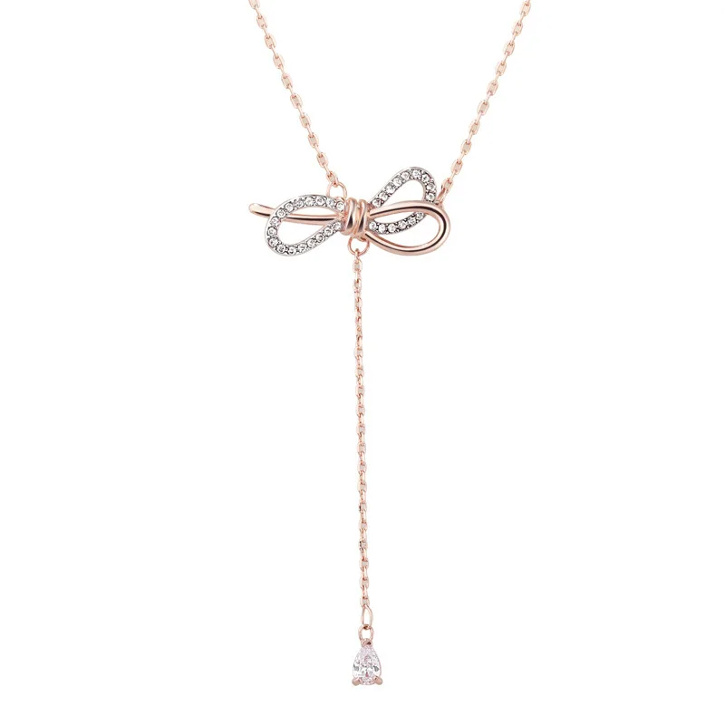Korean Fashion Style Bow Butterfly Exquisite Twinkle Necklace Thin Collarbone Chain Necklace, Picture
Korean Fashion Style Bow Butterfly Exquisite Twinkle Necklace Thin Collarbone Chain Necklace, Picture
