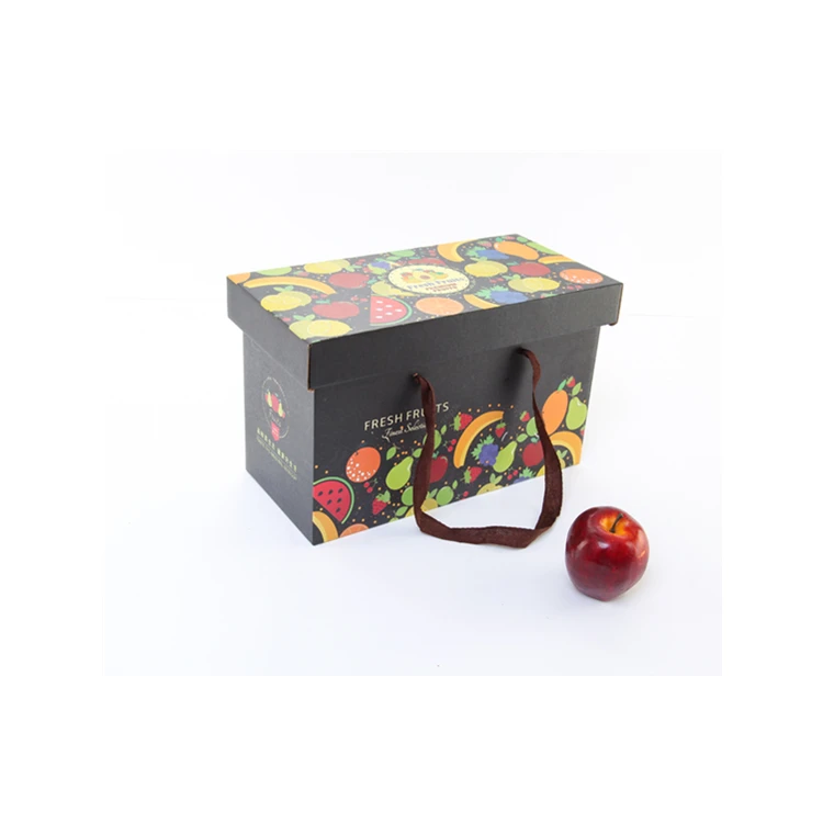 line gift box custom printed design boxes fruit packaging paper