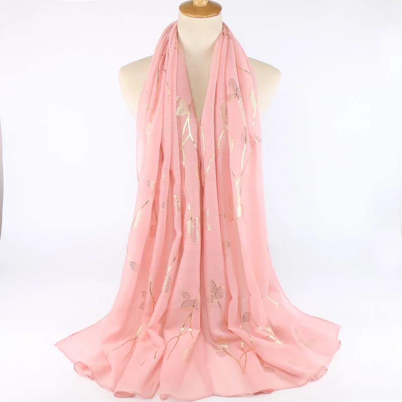 2020 new scarves women muslim turban gold printed leaf glitter scarf cotton hijab shawl
2020 new scarves women muslim turban gold printed leaf glitter scarf cotton hijab shawl