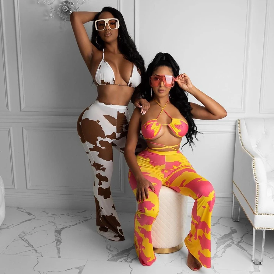 Nibber S1738761 Printed Bodycon Two Piece Sets Women Sleeveless Streetwear Skinny Fashion Casual Outfits And Pants Co-ord Set
Nibber S1738761 Printed Bodycon Two Piece Sets Women Sleeveless Streetwear Skinny Fashion Casual Outfits And Pants Co-ord Set