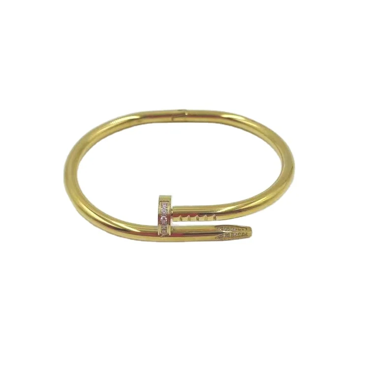 Trade Assurance New Fashion Personality Titanium Steel Zircon Nail Gold Plated Cuff Bangle Opening Couple Bracelet, Silver,gold,rose gold
Trade Assurance New Fashion Personality Titanium Steel Zircon Nail Gold Plated Cuff Bangle Opening Couple Bracelet, Silver,gold,rose gold