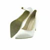 New white sexy elegant stiletto latest sexy office pump high heel lady shoes for work
