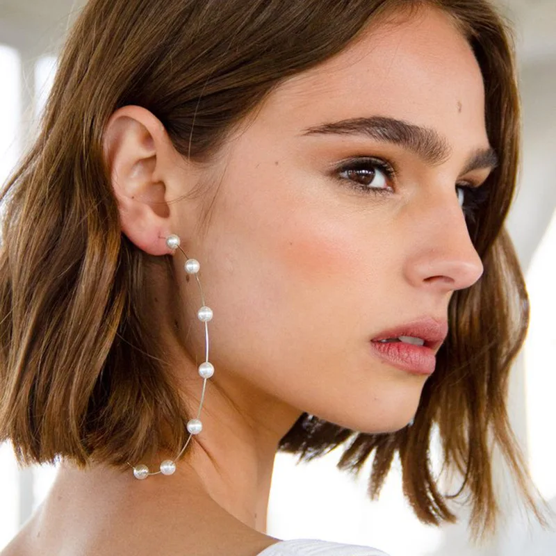 New products circle pearl hoopgold plated jewelry earrings pearl hoop earrings gift for girlfriend
New products circle pearl hoopgold plated jewelry earrings pearl hoop earrings gift for girlfriend