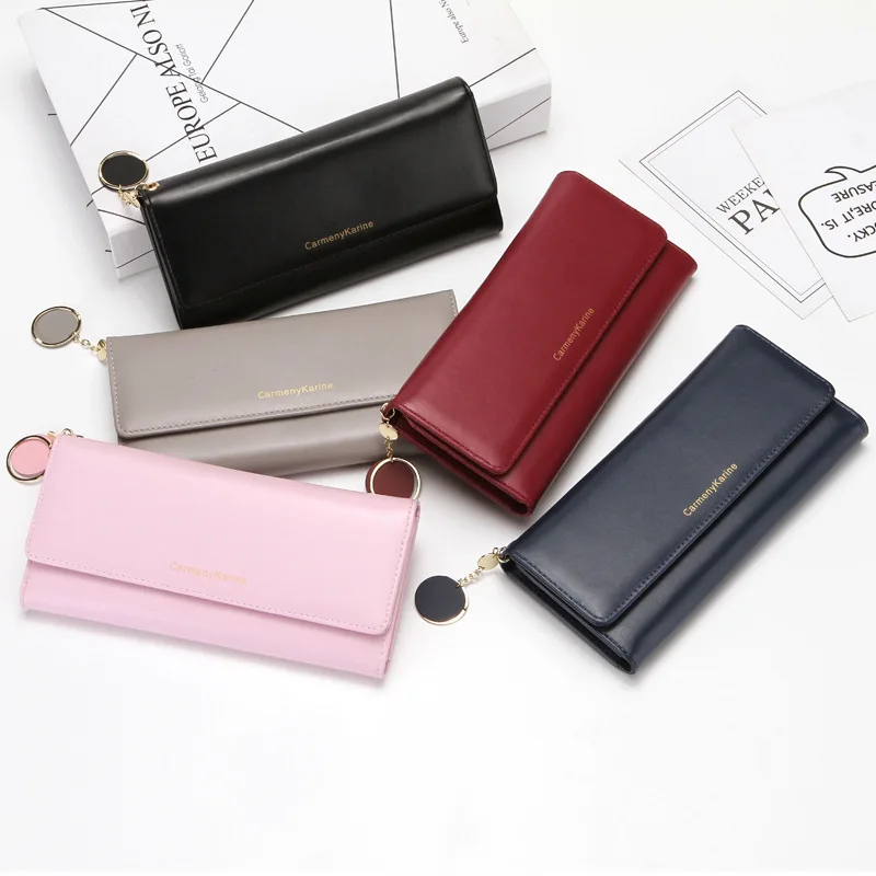 2021 New simple Zipper Purses Long Section Clutch Wallet Soft PU leather designer slim wallets leather woman
2021 New simple Zipper Purses Long Section Clutch Wallet Soft PU leather designer slim wallets leather woman