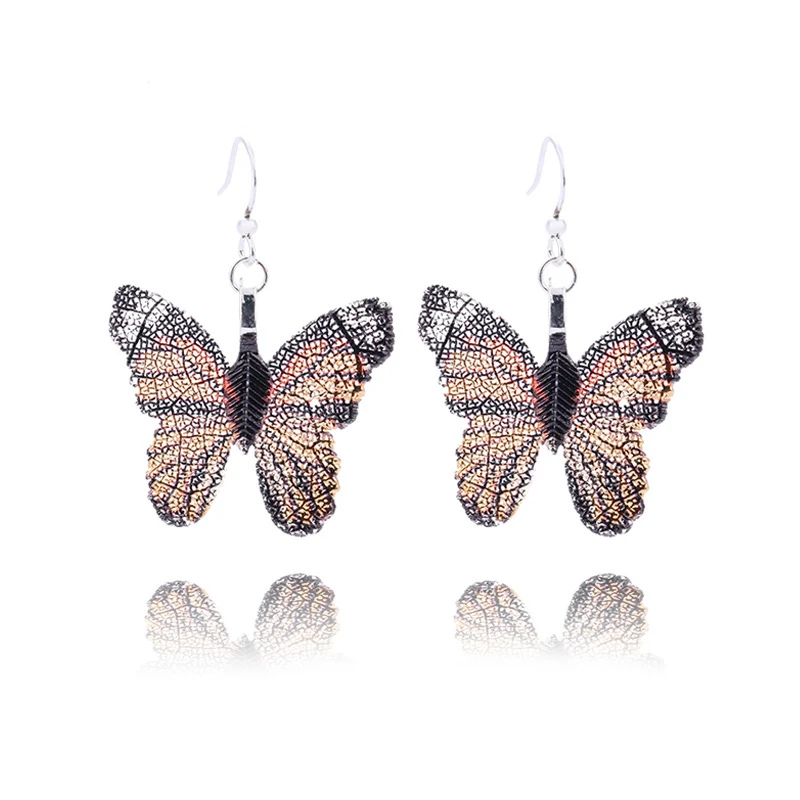 Ladies Trendy Fashion Jewelry Women Real Leaf Sheared Aurora Natural Real Leaf Butterfly Pendant Drop Earrings
Ladies Trendy Fashion Jewelry Women Real Leaf Sheared Aurora Natural Real Leaf Butterfly Pendant Drop Earrings