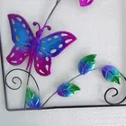 Liffy Butterfly With Flower Design Wall Art Home Decoration