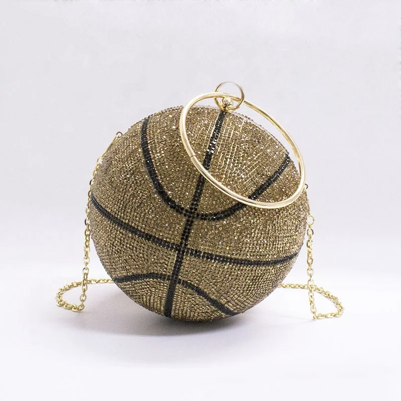 Luxury Basketball Diamond Ball Design Women Party Purses Football Totes Shoulder Chain Bag Basketball Bag Clutch Bags
Luxury Basketball Diamond Ball Design Women Party Purses Football Totes Shoulder Chain Bag Basketball Bag Clutch Bags