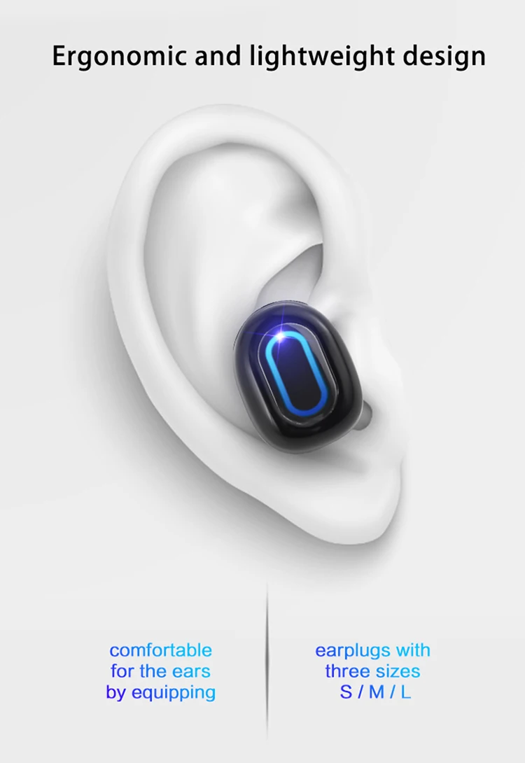 ture wireless portable music bluetooths earphone - ANKUX.COM