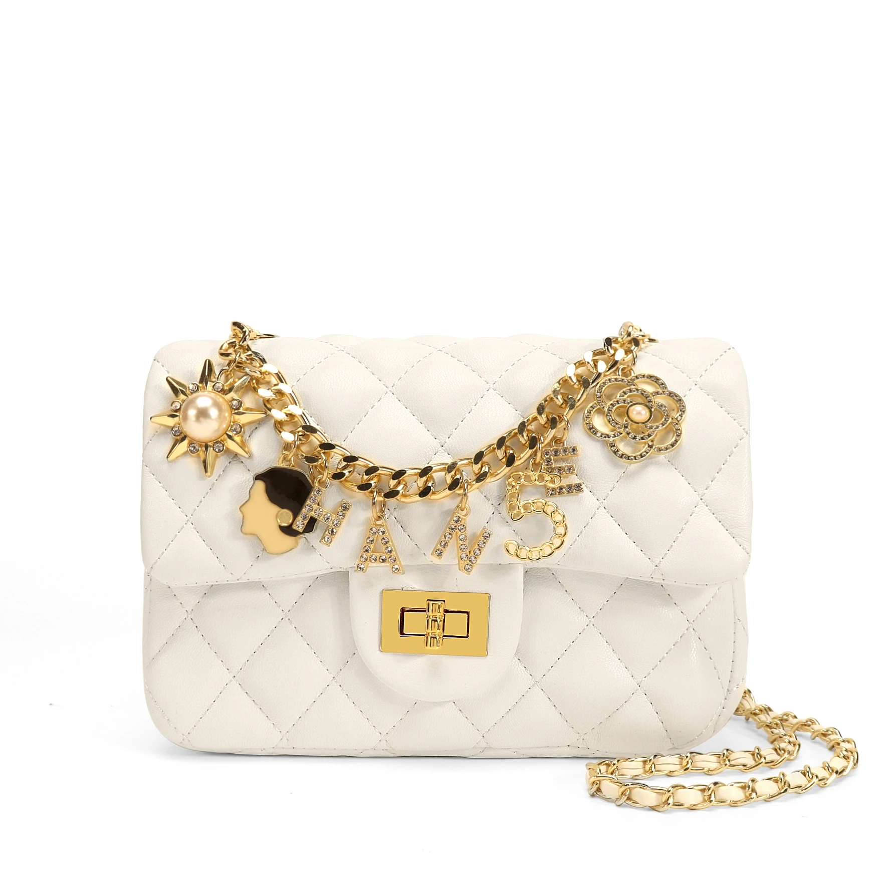 Chiyo crossbody bags white black crossbody bag shoulder colored women crossbody sling bag shoulder with diamond hang decorations, Brown
Chiyo crossbody bags white black crossbody bag shoulder colored women crossbody sling bag shoulder with diamond hang decorations, Brown
