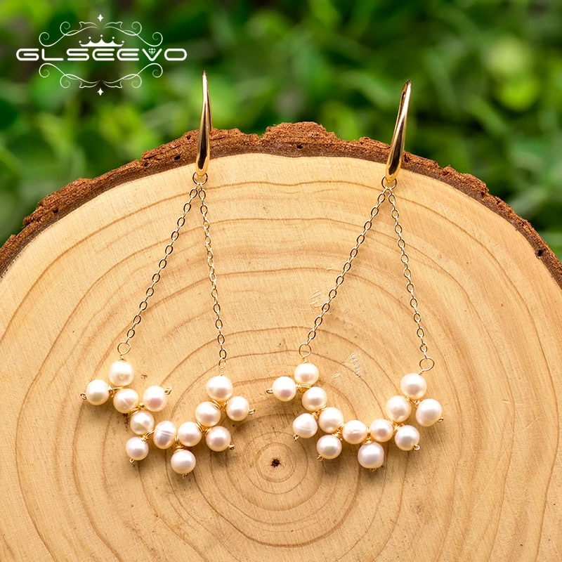 Natural Fresh Water Pearl Dangle Earring Drop Earrings Gifts For Women Luxury Jewelry earrings bulk
Natural Fresh Water Pearl Dangle Earring Drop Earrings Gifts For Women Luxury Jewelry earrings bulk