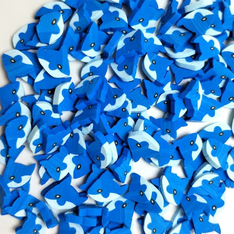 Wholesale Cute Mini 5mm Sea Shark Blue Orange Pretty Mini Polymer Clay Beads 500g Hot Selling for Nail Stickers Slime DIY
Wholesale Cute Mini 5mm Sea Shark Blue Orange Pretty Mini Polymer Clay Beads 500g Hot Selling for Nail Stickers Slime DIY