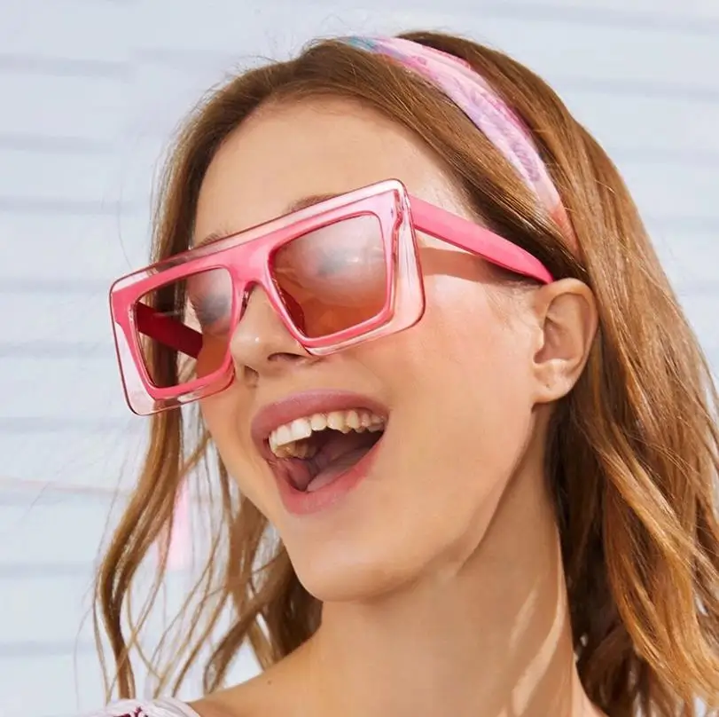 Luxury Polygonal Big Frame Square Oversized Pink Sun Glasses Fashion Custom Women Men Sunglasses 2021
Luxury Polygonal Big Frame Square Oversized Pink Sun Glasses Fashion Custom Women Men Sunglasses 2021