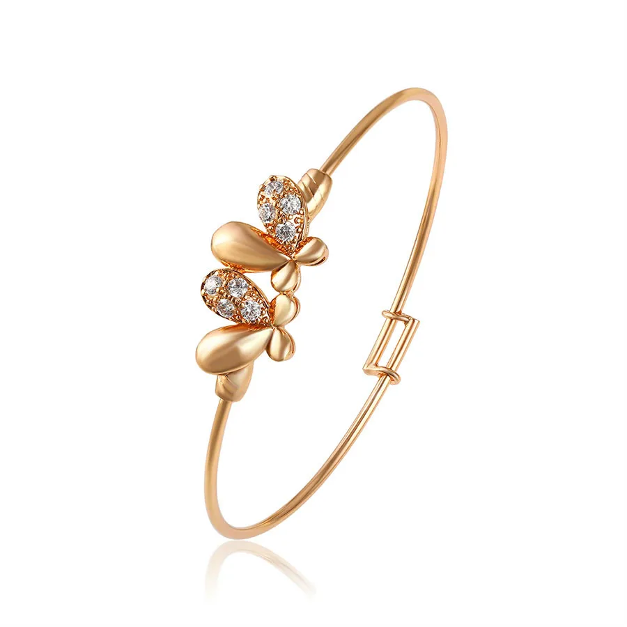 S00062199 Xuping Jewelry Fashion Simple All-Go Double Butterfly Diamond Set 18K Gold INS Style Brangle
S00062199 Xuping Jewelry Fashion Simple All-Go Double Butterfly Diamond Set 18K Gold INS Style Brangle