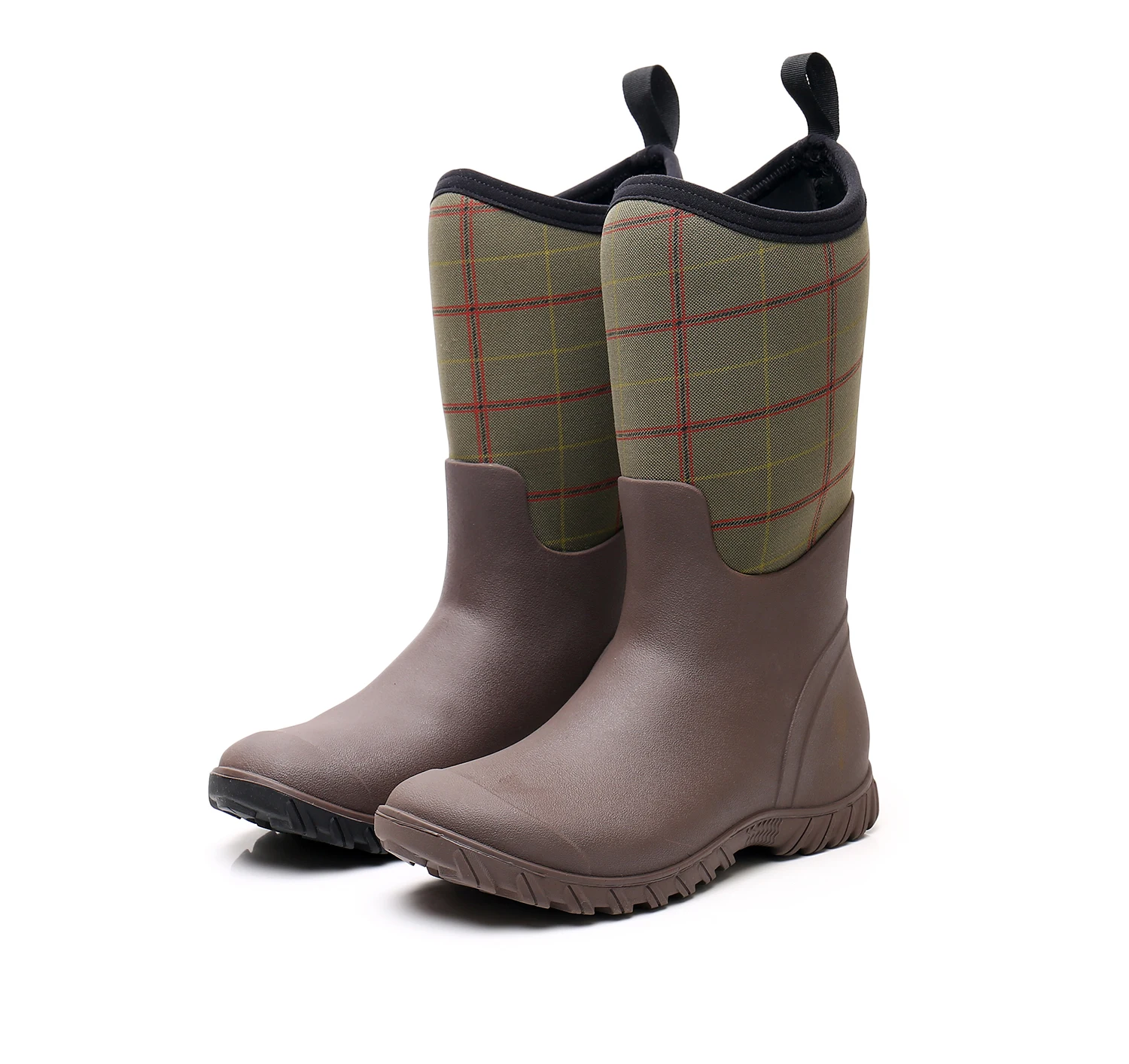 Women warm neoprene rain boots for women with comfortable PU foaming knee-high rubber boots.
Women warm neoprene rain boots for women with comfortable PU foaming knee-high rubber boots.