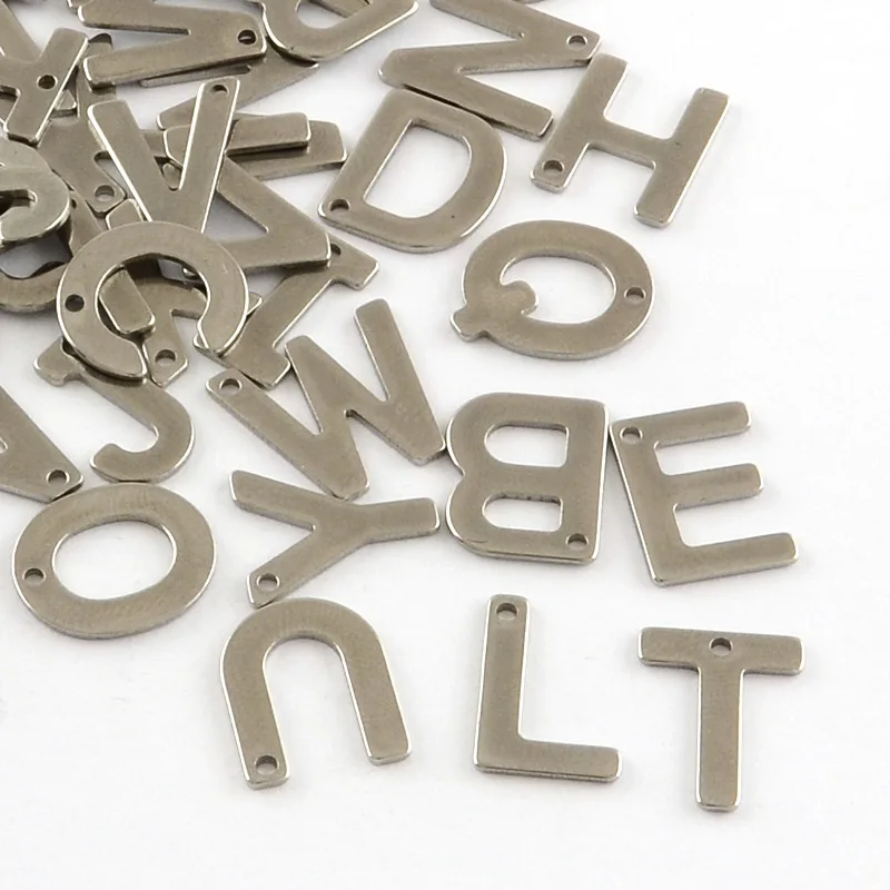 Wholesale Stainless Steel Letter Pendant 26 Letters Mixed Pendant Diy Necklace Bracelet Accessories
Wholesale Stainless Steel Letter Pendant 26 Letters Mixed Pendant Diy Necklace Bracelet Accessories