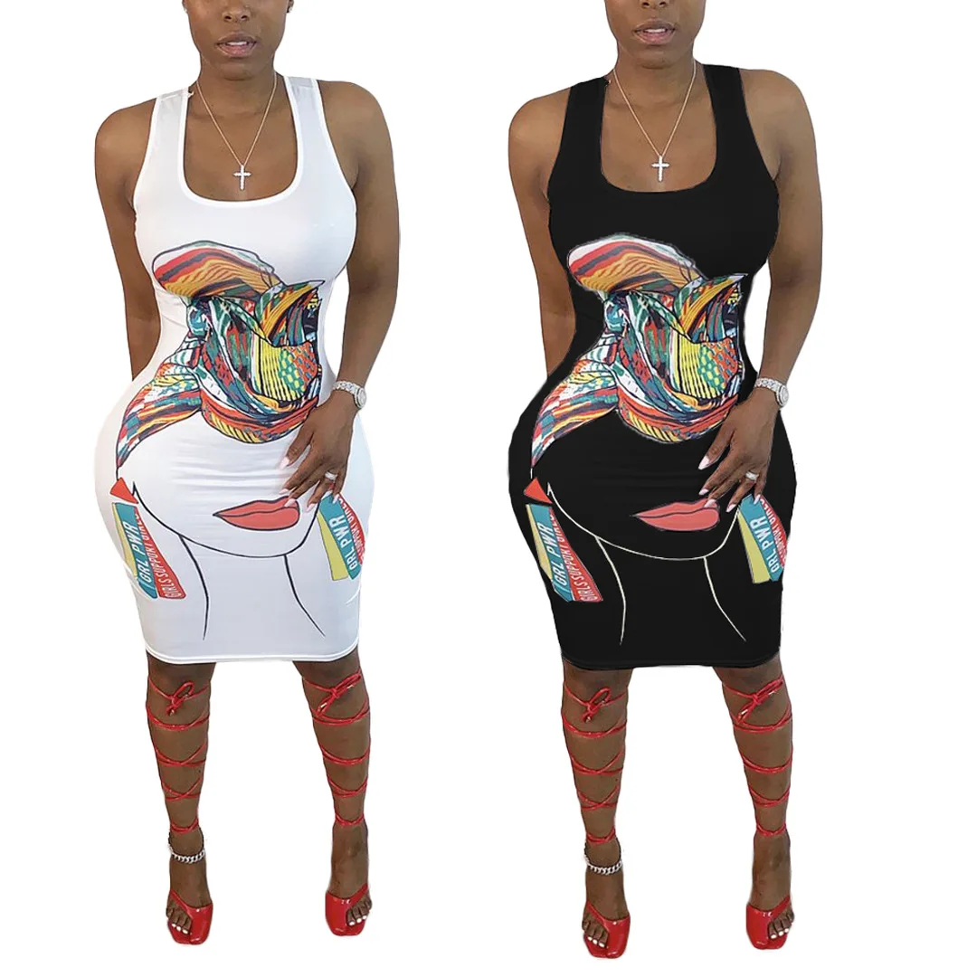 CL-118 Summer Round Neck Sleeveless 2021 Dresses New Arrivals Cute Cartoon Print Female Dresses, As picture show
CL-118 Summer Round Neck Sleeveless 2021 Dresses New Arrivals Cute Cartoon Print Female Dresses, As picture show