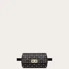 2019 Popular diamond shape leather pouch women crossbody sling waist bag with rivet