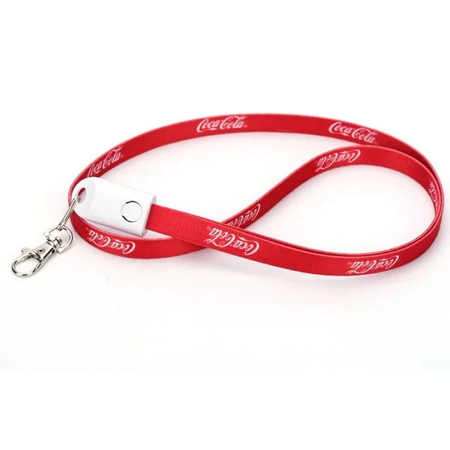 OEM Logo 90cm Lanyard Micro USB Cable Polyester Braided Mobile Phone Cables - ANKUX.COM
