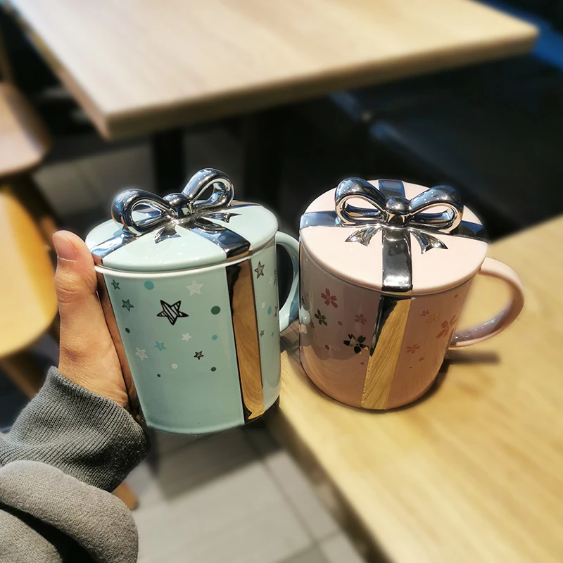 Flypeak wholesale new Nordic Ceramic coffee mug 3D Bowknot Mug Wedding Gifts Luxury ceramic mug with lid, Customized color
Flypeak wholesale new Nordic Ceramic coffee mug 3D Bowknot Mug Wedding Gifts Luxury ceramic mug with lid, Customized color