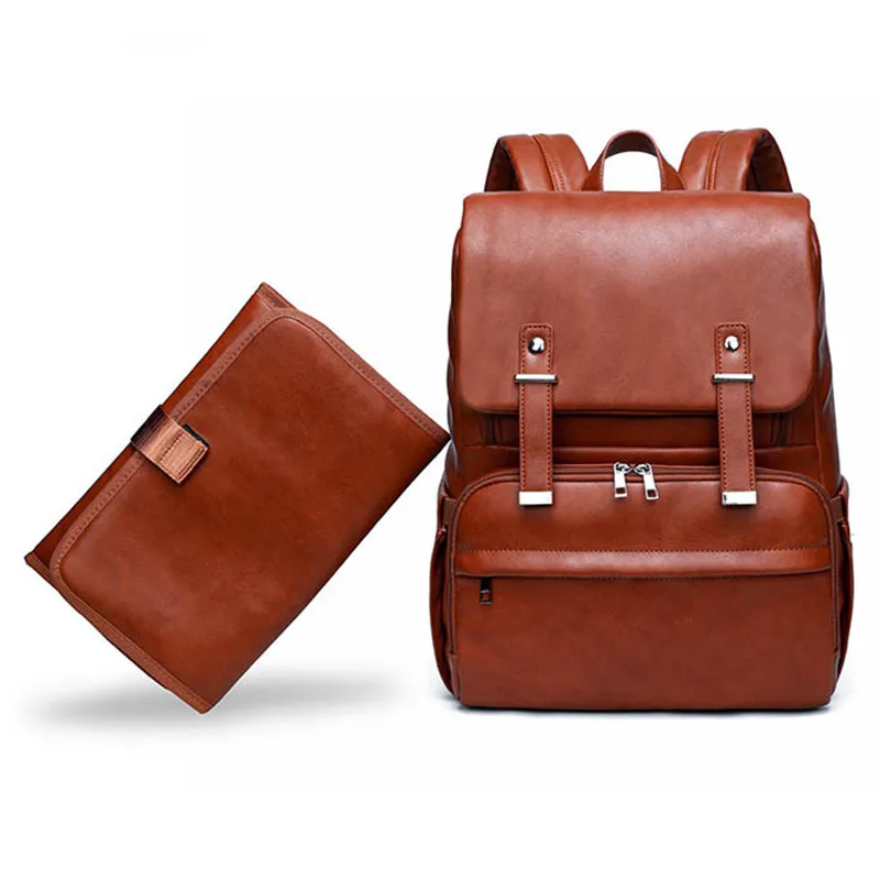 2020 Custom PU Leather Diaper Bags Baby Backpack Fashion Multi-function High Quality Custom Mommy Bag And Backpack For Dad
2020 Custom PU Leather Diaper Bags Baby Backpack Fashion Multi-function High Quality Custom Mommy Bag And Backpack For Dad