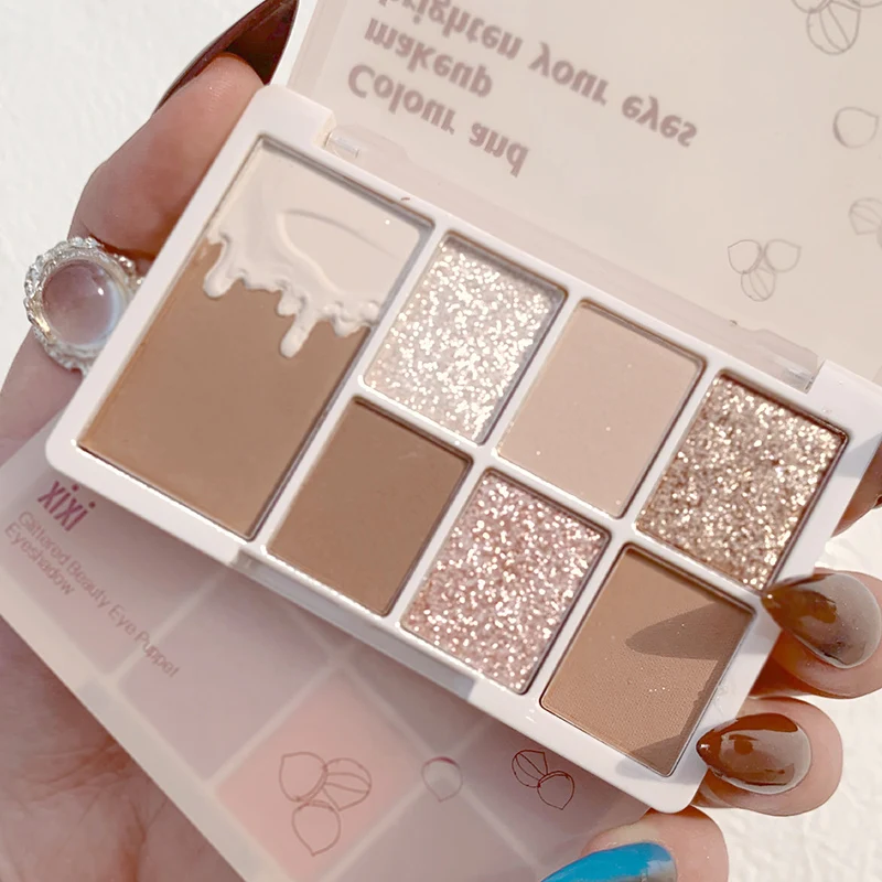 Glitter 7 Colors Eyeshadow Palette Matte Shimmer Soft Touch Long Lasting Waterproof Pigmented Brighten Eyes Makeup Cosmetics
Glitter 7 Colors Eyeshadow Palette Matte Shimmer Soft Touch Long Lasting Waterproof Pigmented Brighten Eyes Makeup Cosmetics